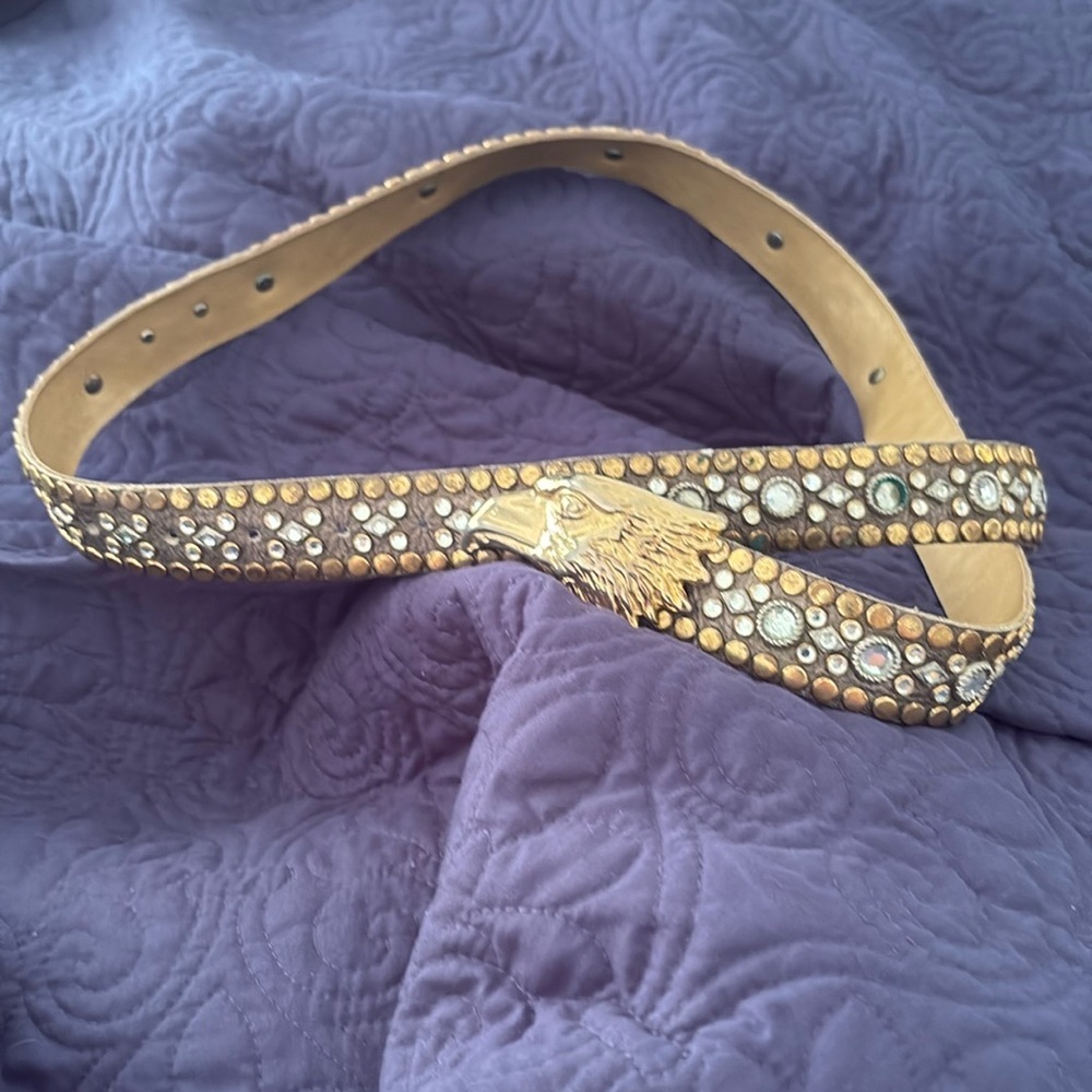 Kippy’s Vintage Swarovski crystal belt.